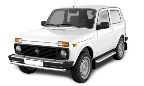 2D коврики EVA в салон и багажник на Lada Нива 3-х дверная (1977-2020)