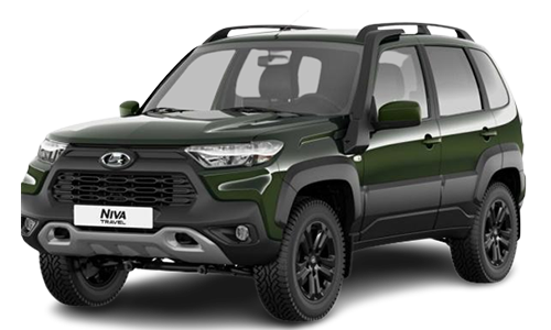 2D коврики EVA в салон и багажник на Lada Niva Travel (2020-н.в.)