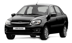 2D коврики EVA в салон и багажник  на Lada Granta седан (2011-2018)